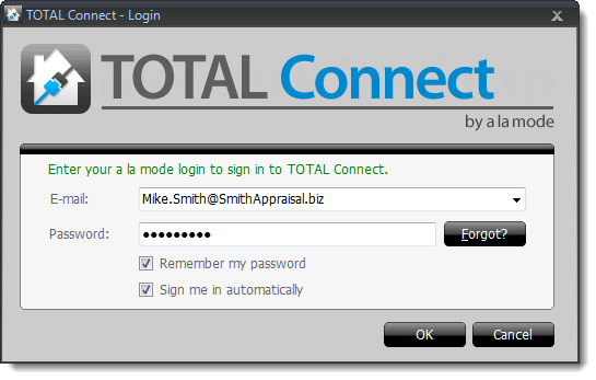 Login TOTAL Connect