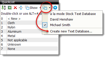 Create Text Database