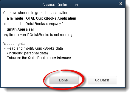 Export to QuickBooks