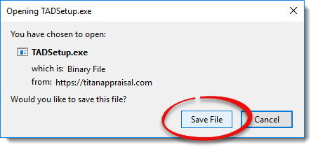 Click Save File