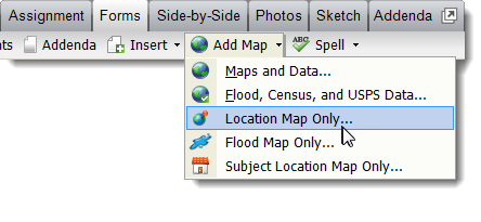 Add Location Map Only