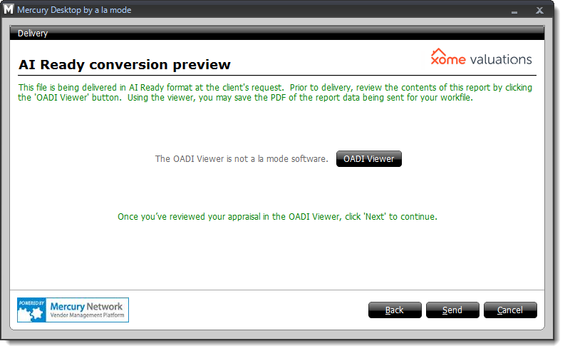 Launch OADI Viewer