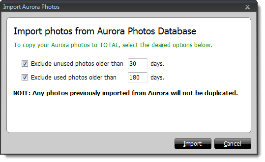 Exclude Unused and Used Photos