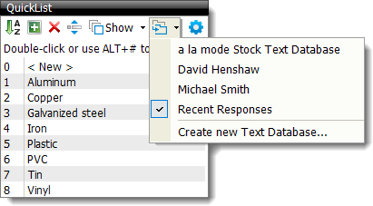 Create Text Database