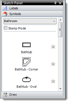 Sketch Panel Symbols