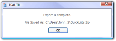 Export Complete