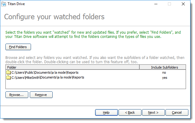 Watched Folders